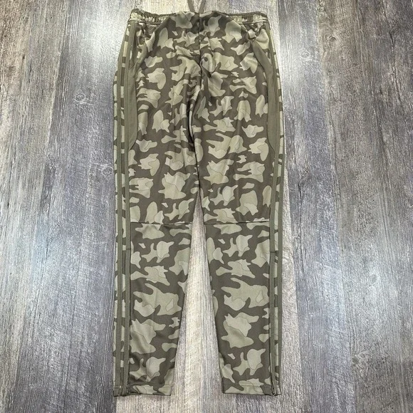 Adidas Pants Womens M Trio AOP Camo Soccer Regular Fit Tapered Zip Legs Training - Picture 12 of 16